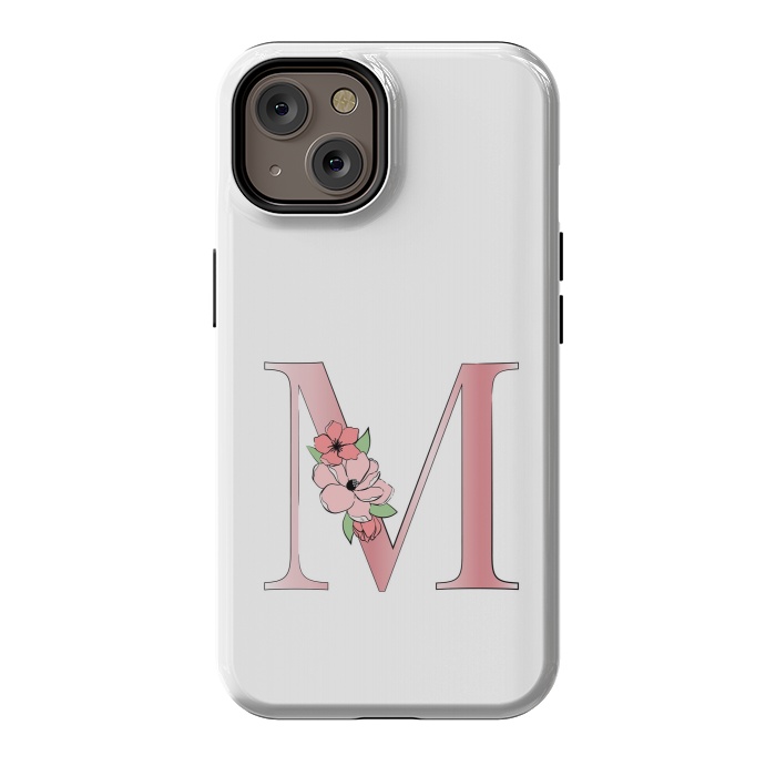 iPhone 14 StrongFit Monogram Letter M by Martina
