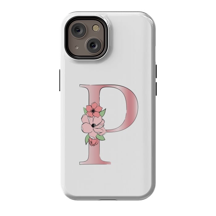 iPhone 14 StrongFit Monogram Letter P by Martina