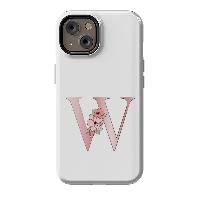 iPhone 14 StrongFit Monogram Letter W by Martina
