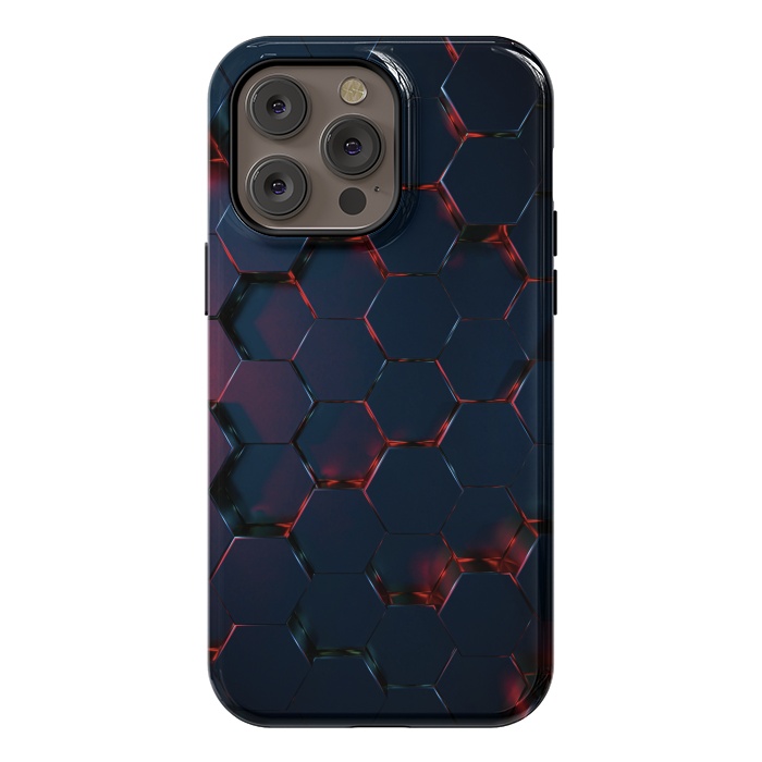 iPhone 14 Pro max StrongFit Hexagons  by Winston