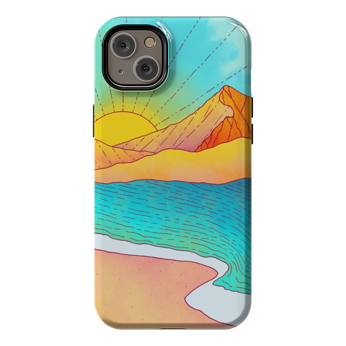 iPhone 14 Plus StrongFit I wish to be by the sea by Steve Wade (Swade)