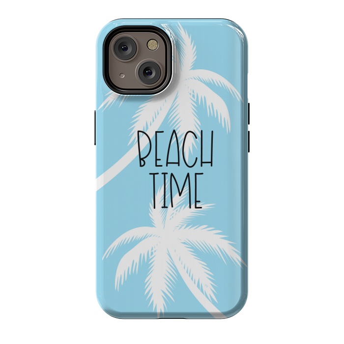 iPhone 14 StrongFit Blue Beach Time by Martina