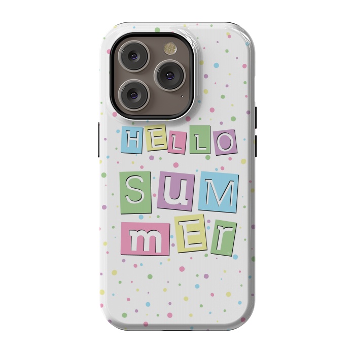 iPhone 14 Pro StrongFit Hello Summer by Martina