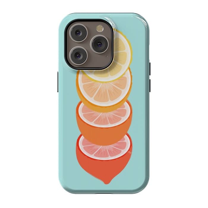 iPhone 14 Pro StrongFit Citrus Love by Martina