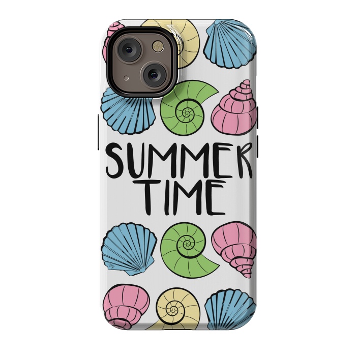 iPhone 14 StrongFit Summer Time Shells by Martina