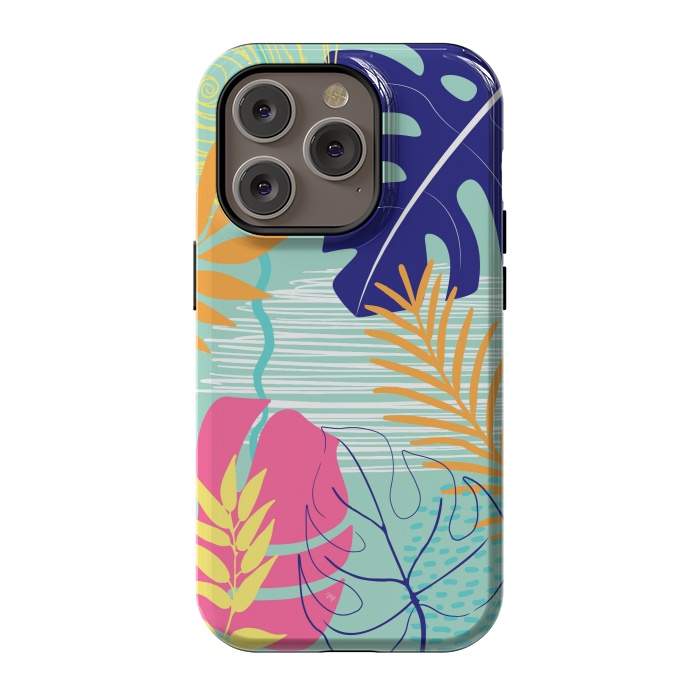 iPhone 14 Pro StrongFit Tropical Mood by Martina