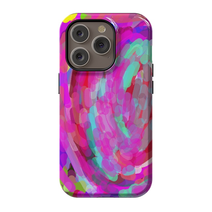 iPhone 14 Pro StrongFit Colorful love by Josie