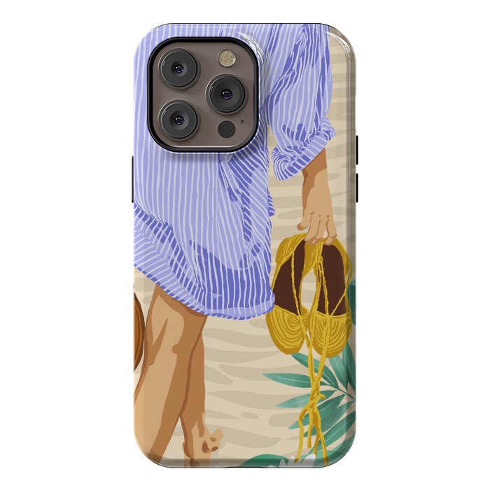 iPhone 14 Pro max StrongFit I followed my heart & it led me to the beach | Boho Ocean Sand Sea Beachy Fashion Summer by Uma Prabhakar Gokhale