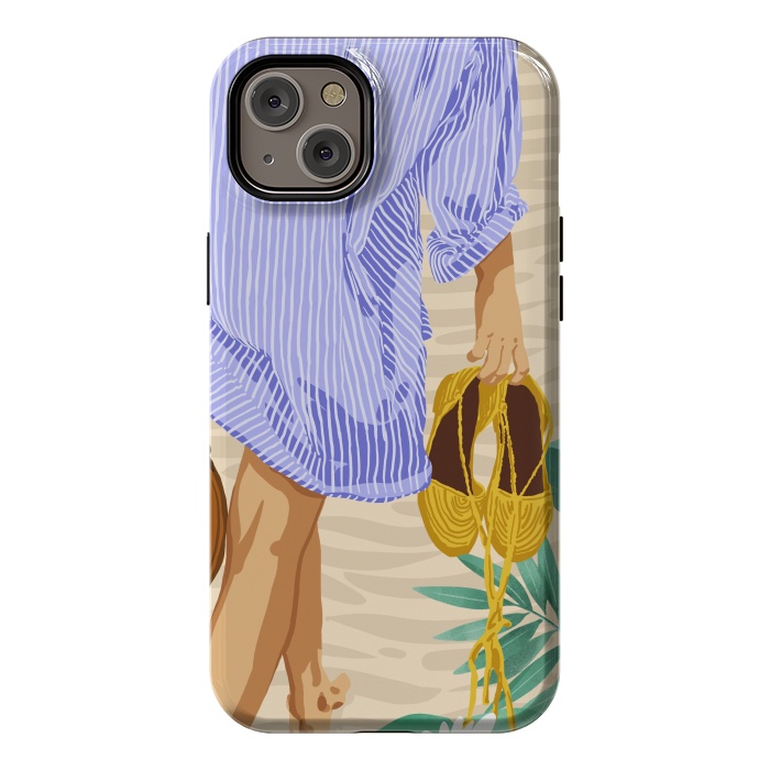 iPhone 14 Plus StrongFit I followed my heart & it led me to the beach | Boho Ocean Sand Sea Beachy Fashion Summer by Uma Prabhakar Gokhale