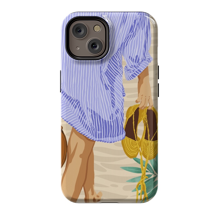 iPhone 14 StrongFit I followed my heart & it led me to the beach | Boho Ocean Sand Sea Beachy Fashion Summer by Uma Prabhakar Gokhale