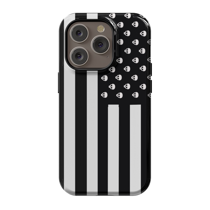 iPhone 14 Pro StrongFit United Deaths of America by Gringoface Designs