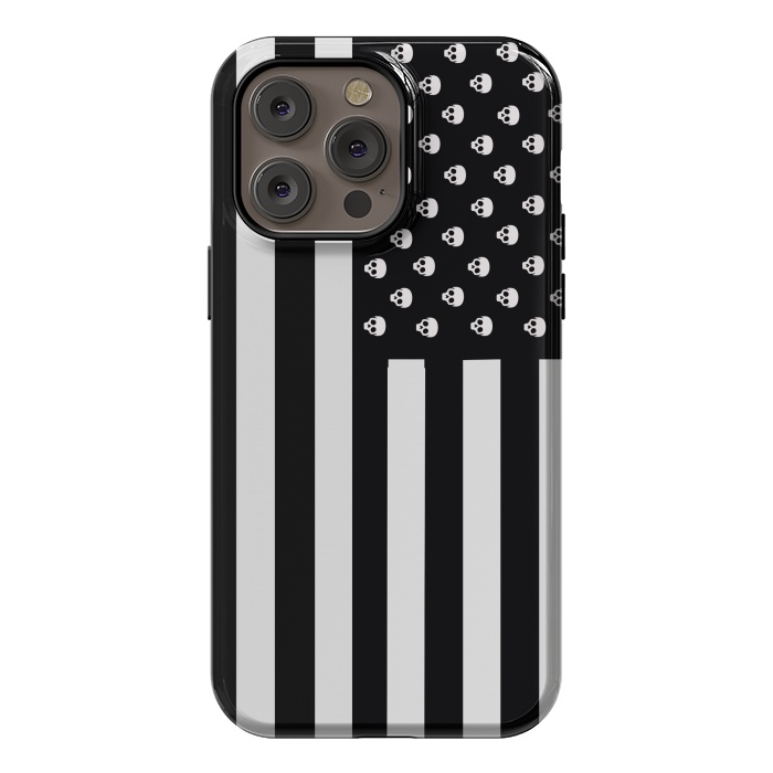 iPhone 14 Pro max StrongFit United Deaths of America by Gringoface Designs