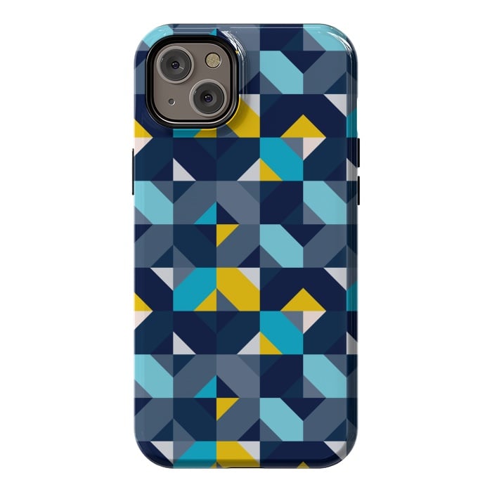 iPhone 14 Plus StrongFit Geometric Hypnotic Shapes by TMSarts