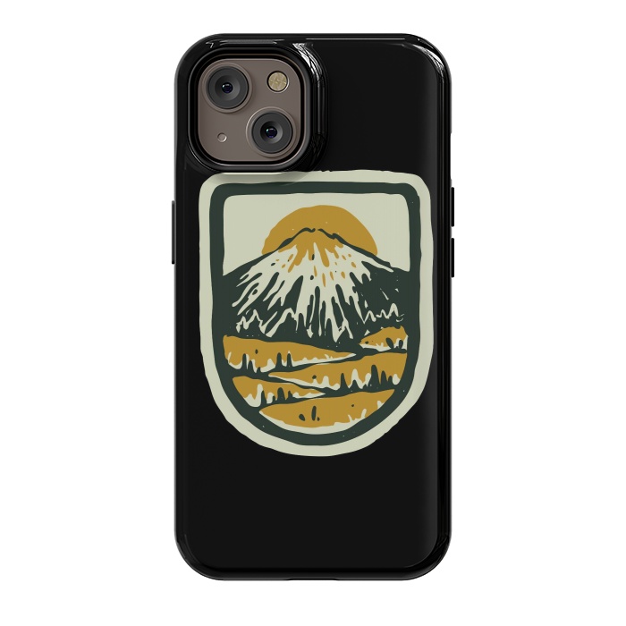 iPhone 14 StrongFit Mountain Hand Drawn by Afif Quilimo