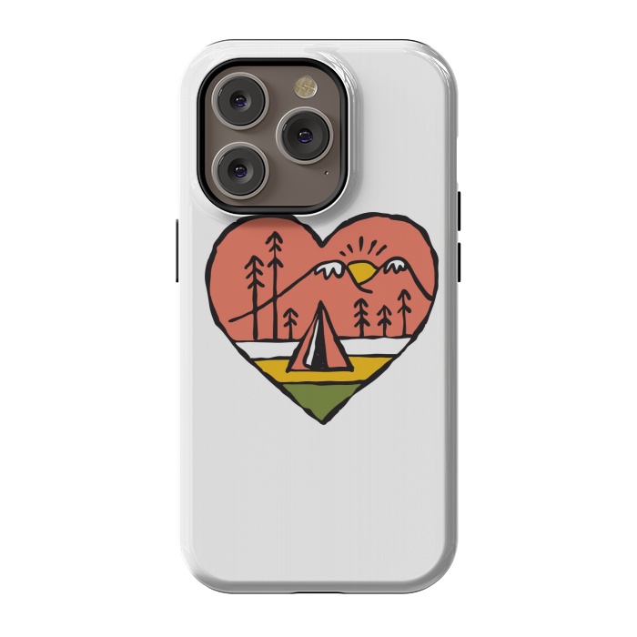 iPhone 14 Pro StrongFit Camping in Love 1 by Afif Quilimo