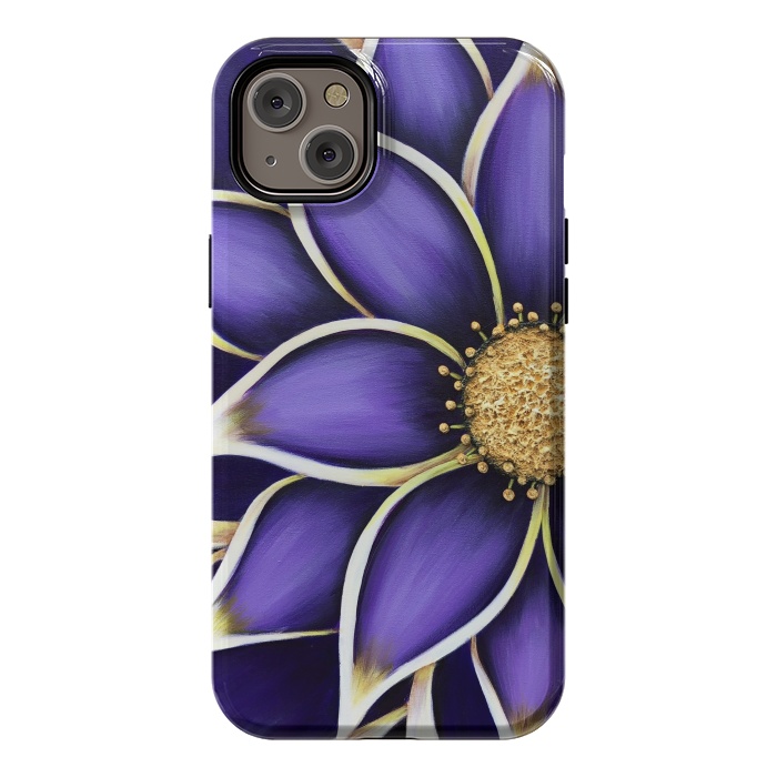 iPhone 14 Plus StrongFit Purple Passion II by Denise Cassidy Wood