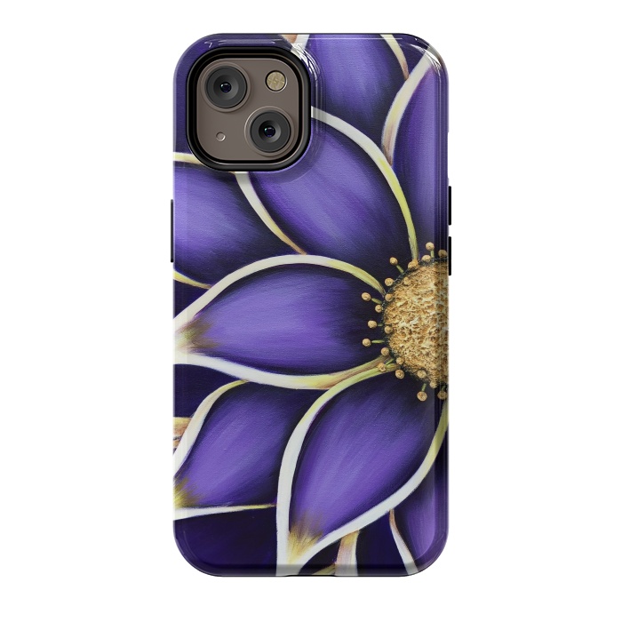 iPhone 14 StrongFit Purple Passion II by Denise Cassidy Wood