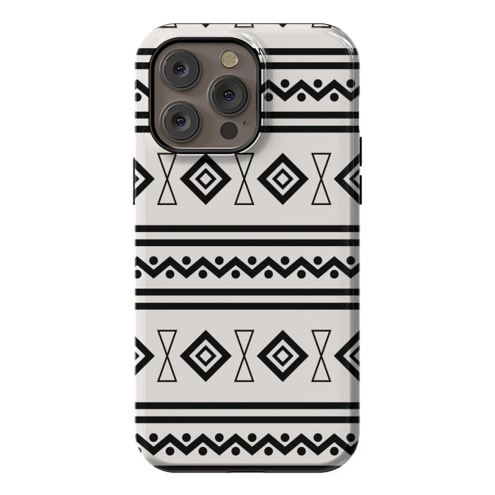 iPhone 14 Pro max StrongFit Doodle Aztec by TMSarts