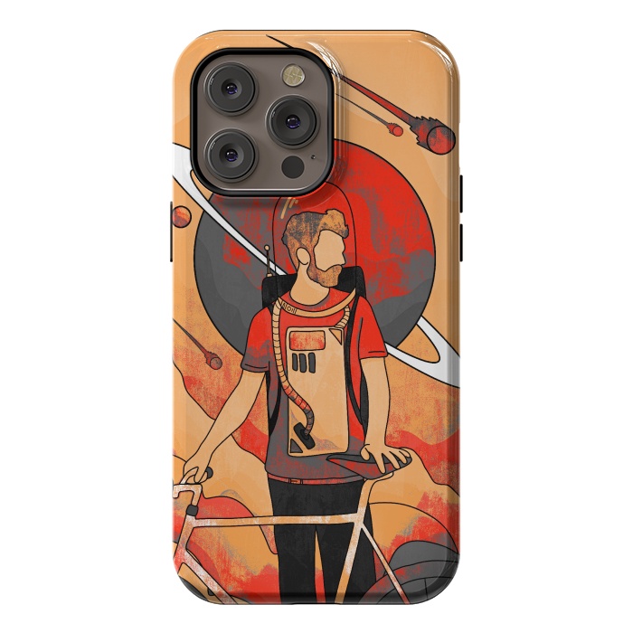 iPhone 14 Pro max StrongFit A traveller of Mars by Steve Wade (Swade)