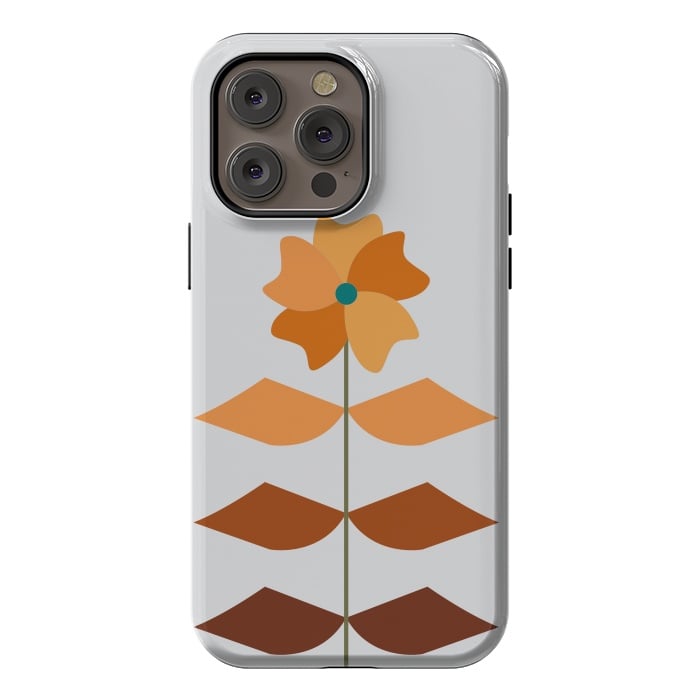 iPhone 14 Pro max StrongFit Geometrical Floral by Creativeaxle