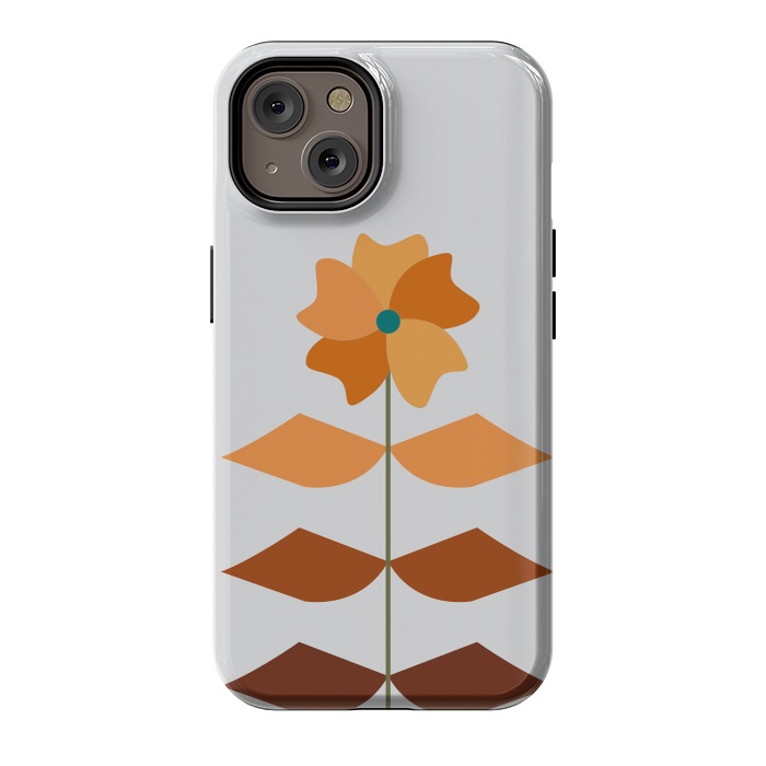 iPhone 14 StrongFit Geometrical Floral by Creativeaxle