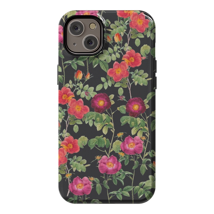 iPhone 14 Plus StrongFit Dark Roses by Zala Farah