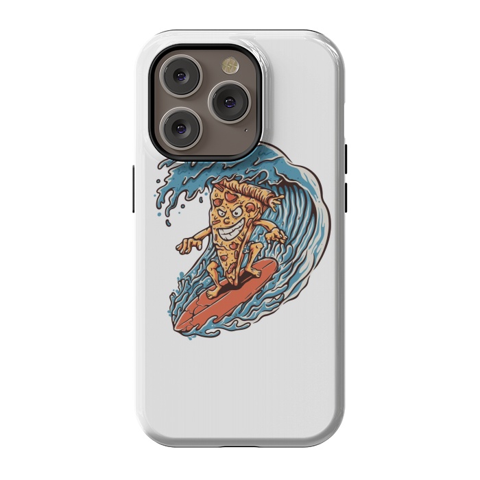 iPhone 14 Pro StrongFit Pizza Surfer by Afif Quilimo