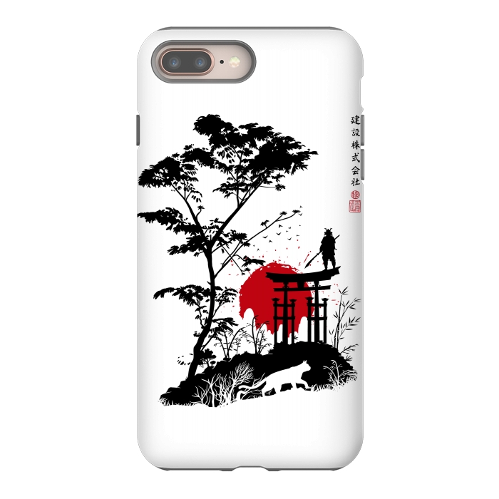 iPhone 7 plus StrongFit Japanese minimalist landscape by Alberto
