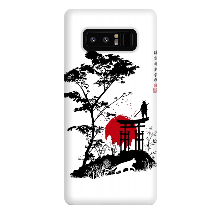 Galaxy Note 8 StrongFit Japanese minimalist landscape by Alberto