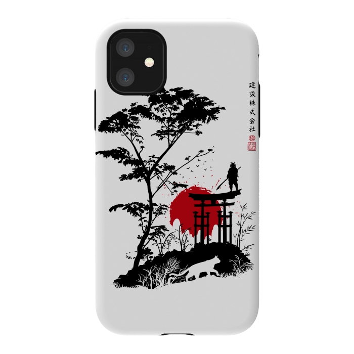 iPhone 11 StrongFit Japanese minimalist landscape by Alberto