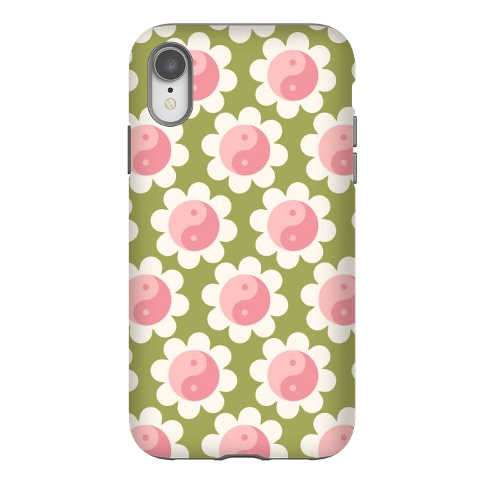 iPhone Xr StrongFit Flowers Balance Pattern by ArtPrInk