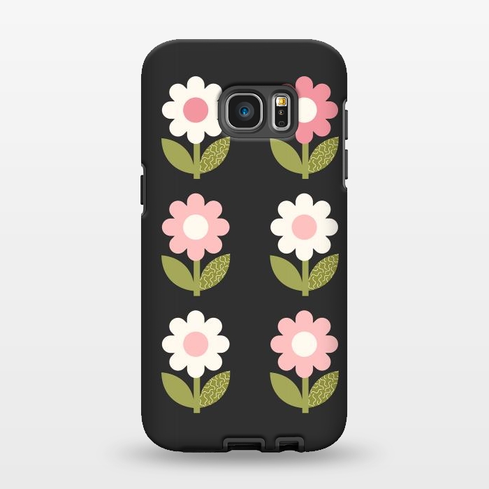 Galaxy S7 EDGE StrongFit Spring Floral by ArtPrInk