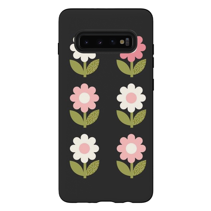 Galaxy S10 plus StrongFit Spring Floral by ArtPrInk