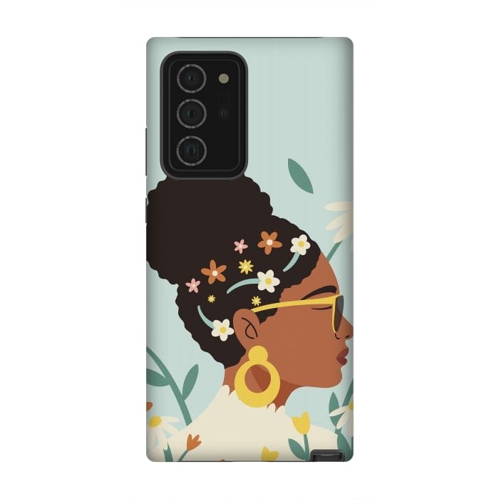 Galaxy Note 20 Ultra StrongFit Spring Afro Girl by ArtPrInk