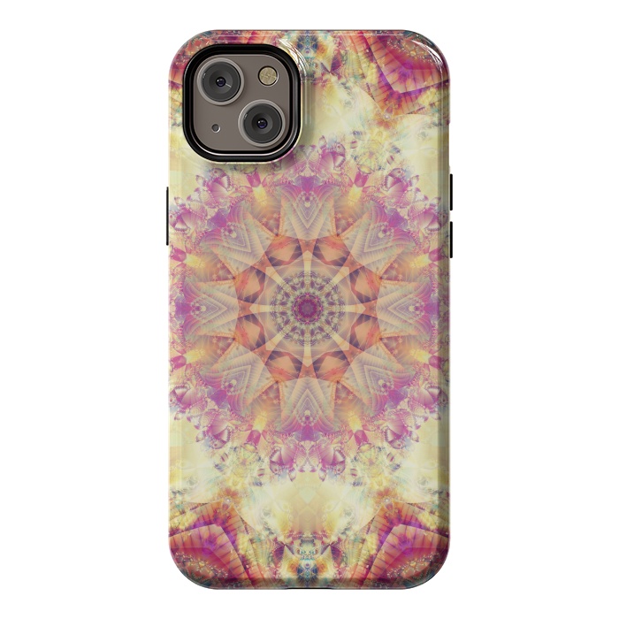 iPhone 14 Plus StrongFit Abstract Decorative Multicolored Texture by ArtsCase