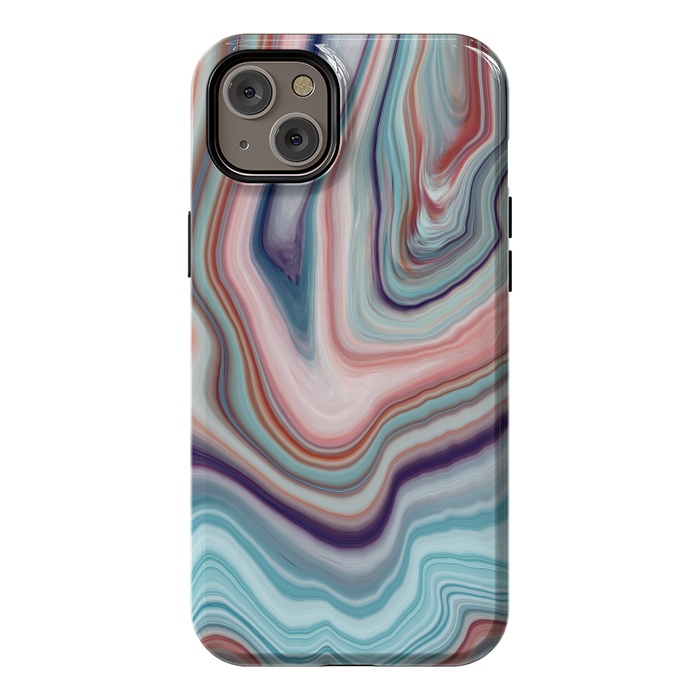 iPhone 14 Plus StrongFit Abstract Marble Design VI by ArtsCase