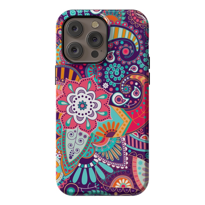 iPhone 14 Pro max StrongFit Pretty Flowers Pattern I by ArtsCase