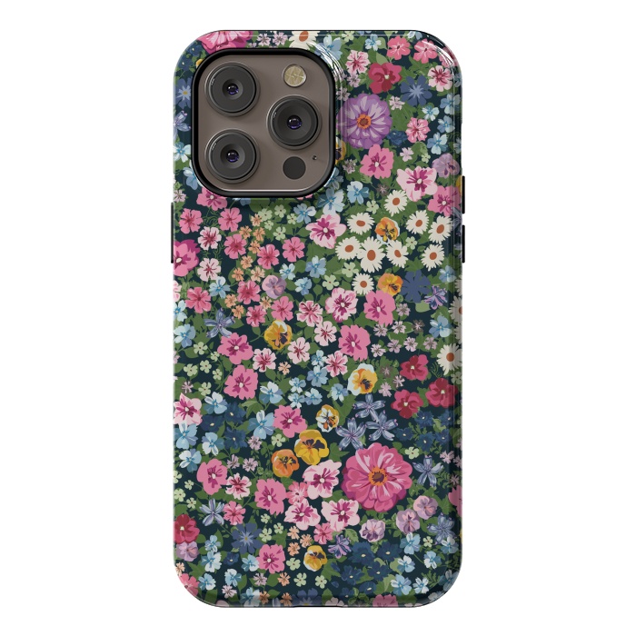 iPhone 14 Pro max StrongFit Beatiful and Cute Flowers in Different Colors XI by ArtsCase