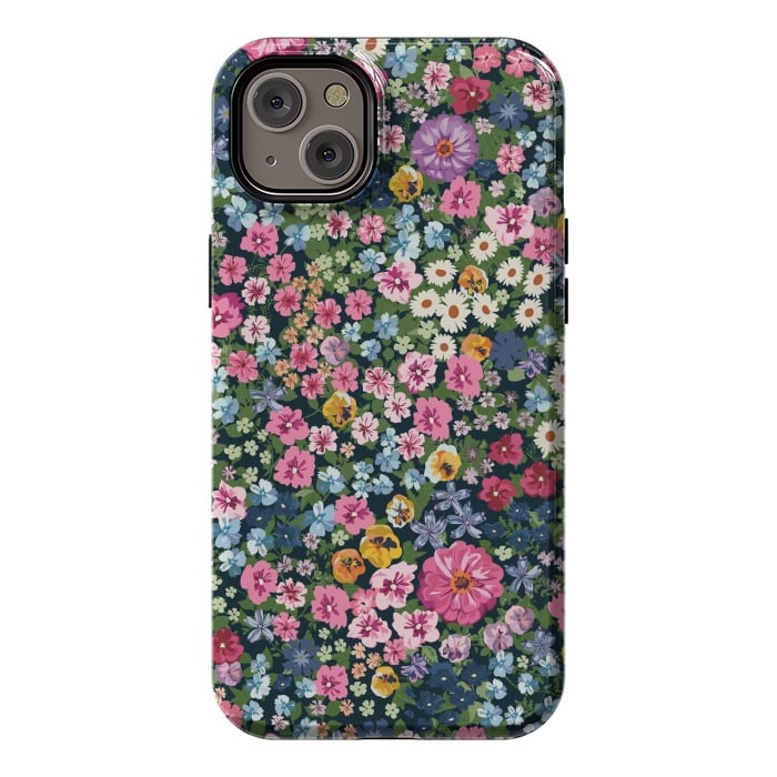 iPhone 14 Plus StrongFit Beatiful and Cute Flowers in Different Colors XI by ArtsCase