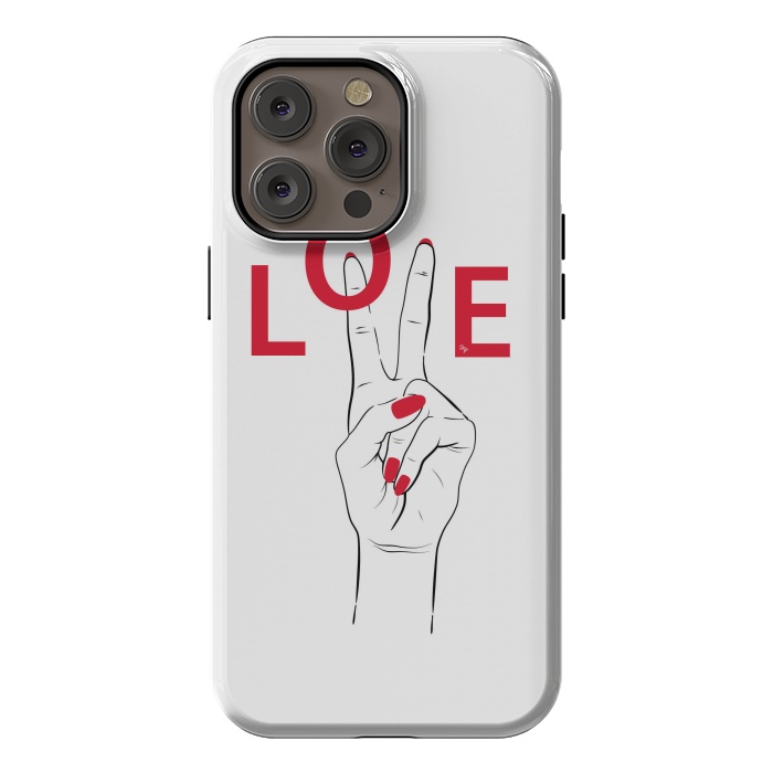 iPhone 14 Pro max StrongFit Love Hand by Martina