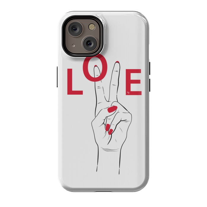 iPhone 14 StrongFit Love Hand by Martina