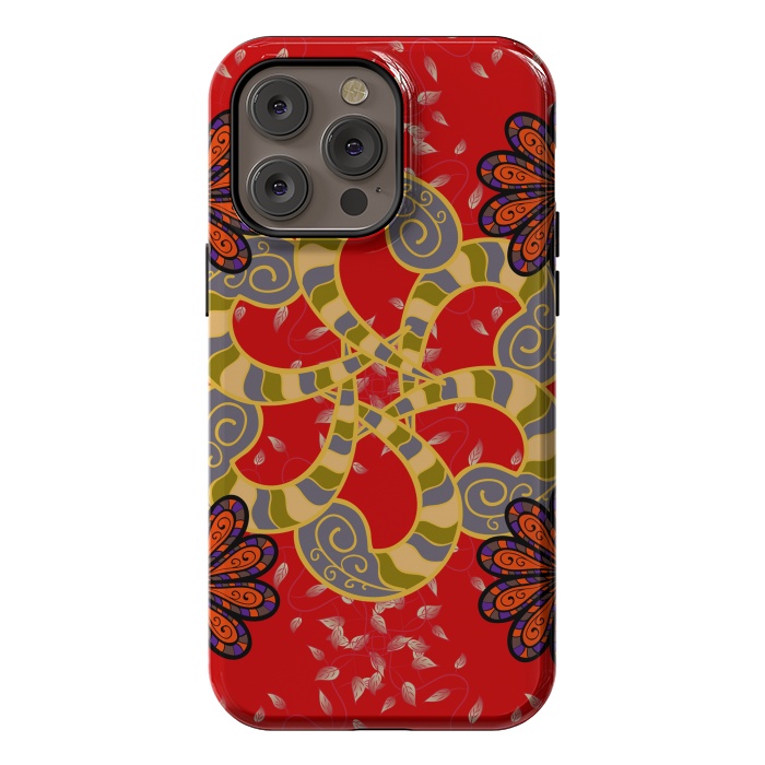 iPhone 14 Pro max StrongFit Colored Mandala Pattern by ArtsCase