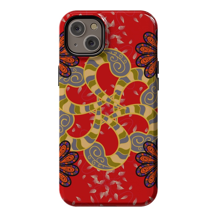iPhone 14 Plus StrongFit Colored Mandala Pattern by ArtsCase