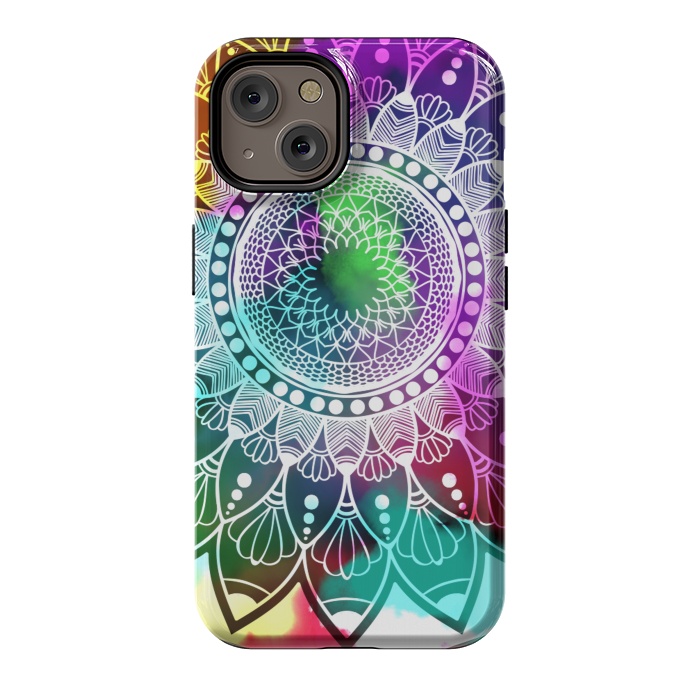 iPhone 14 StrongFit Digital art Painting and Mandala Graphic Design by ArtsCase