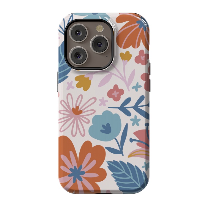 iPhone 14 Pro StrongFit Floral Pattern XI by ArtsCase