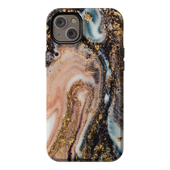 iPhone 14 Plus StrongFit Golden Turn Artistic Design by ArtsCase
