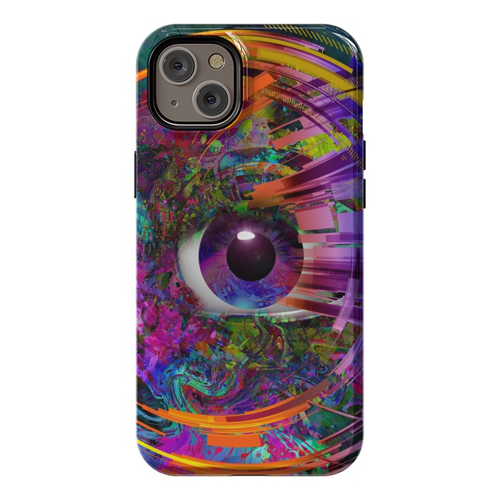 iPhone 14 Plus StrongFit Magic Eye Over Futuristic by ArtsCase