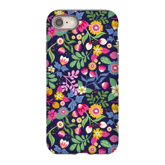 iPhone 8 StrongFit Bright Flowers Colors by ArtsCase