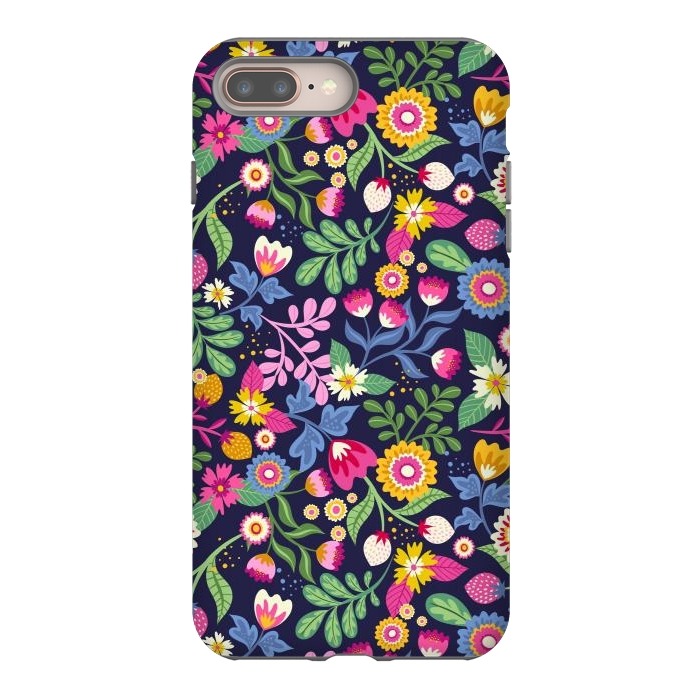 iPhone 8 plus StrongFit Bright Flowers Colors by ArtsCase