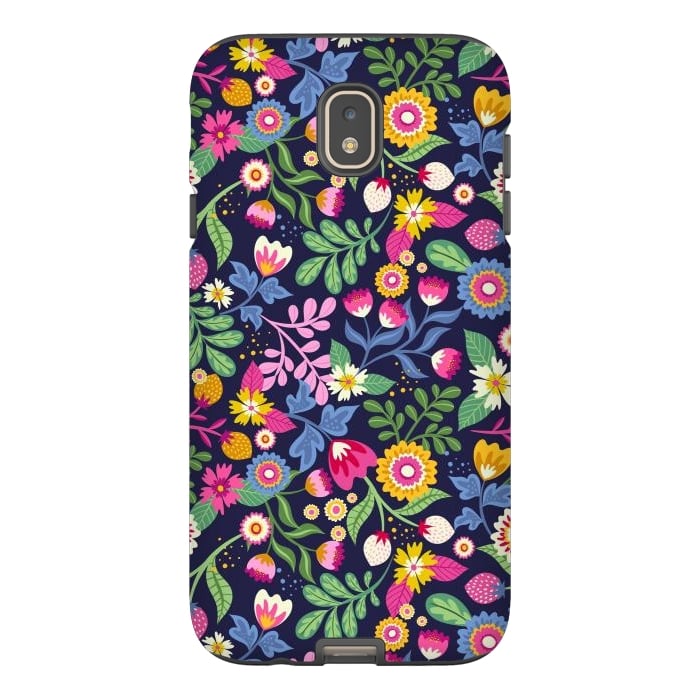 Galaxy J7 StrongFit Bright Flowers Colors by ArtsCase